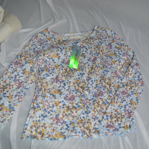 phatfarm jeans girls size 14 with 3 pcs fall set with long sleeve shirt and vest - Picture 5 of 7